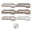 San Remo 2-seter m/sjeselong høyre