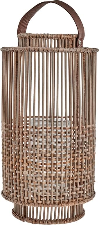 Bilde av Noralle lyslykt høy (Rattan, natur)