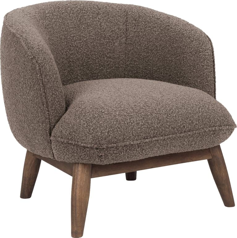 Bilde av Benton stol (Stoff Ascot dark brown)