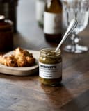 Nicolas Vahé bruschetta med squash og ramsløk