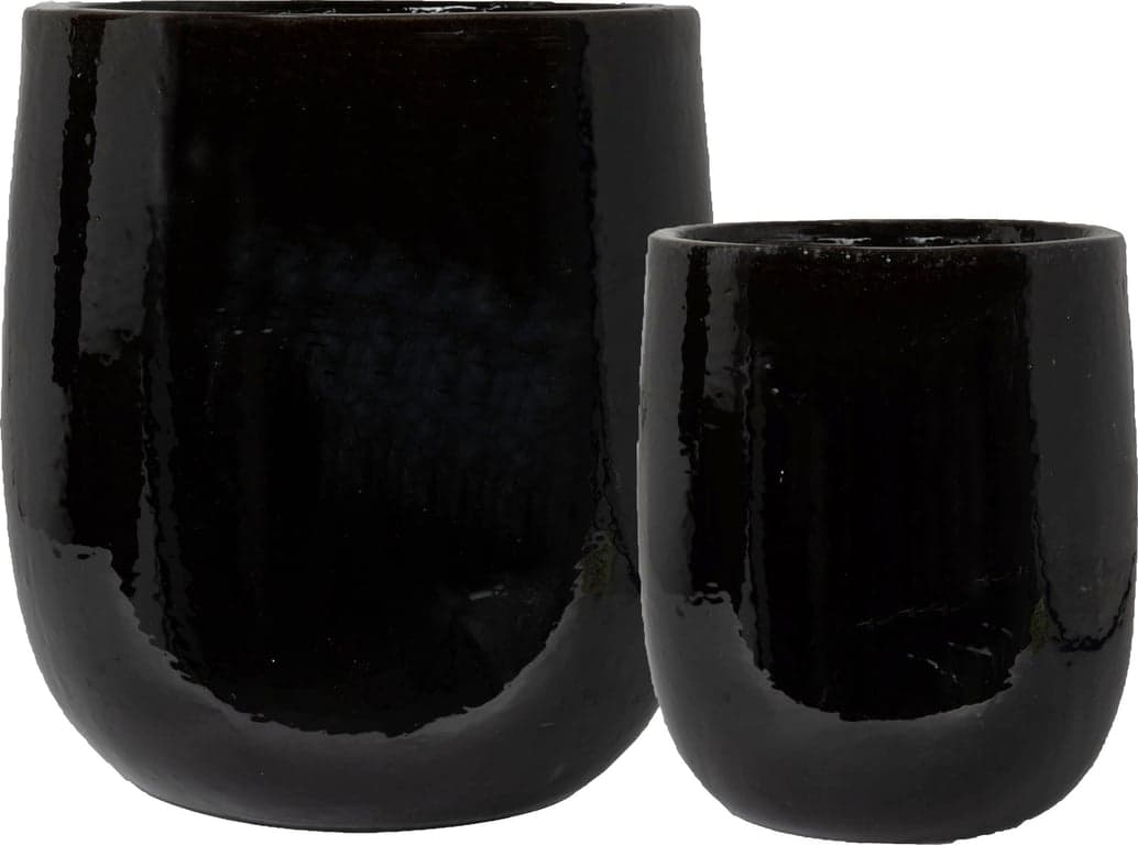 Bilde av Olona blomsterurne   (2 stk, svart)