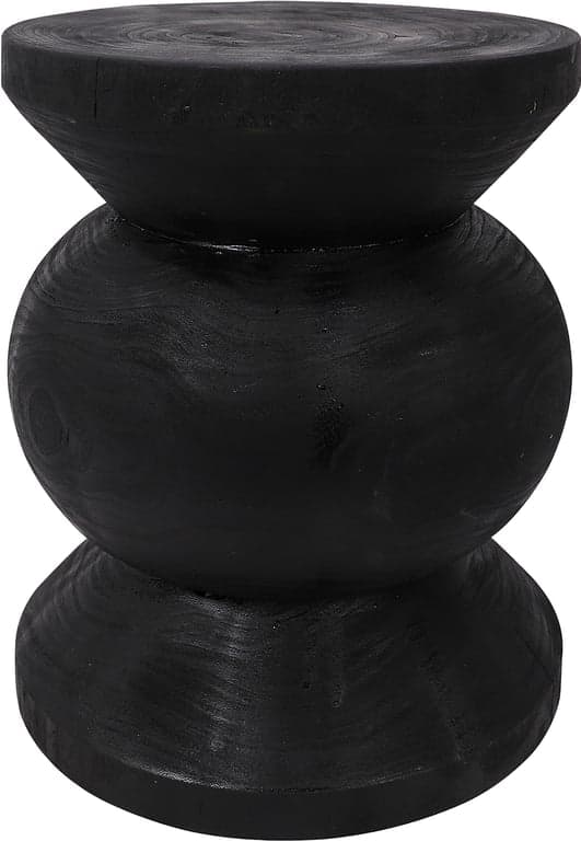 Bilde av Noas krakk (Ø: 32 H: 40 cm, svart Paulowniatre)