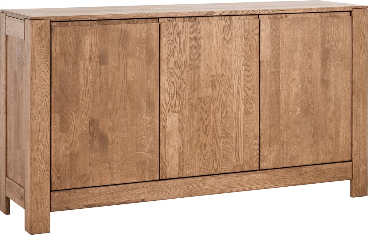 Bilde av Lugano skjenk   (154 x 41, H 85 cm med 3 dører, mellombrun)