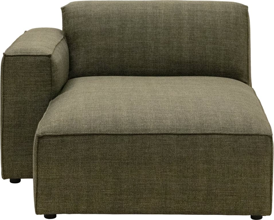 Bilde av San Remo sjeselong 1,5s m/vange venstre (Stoff Fjord Olive)