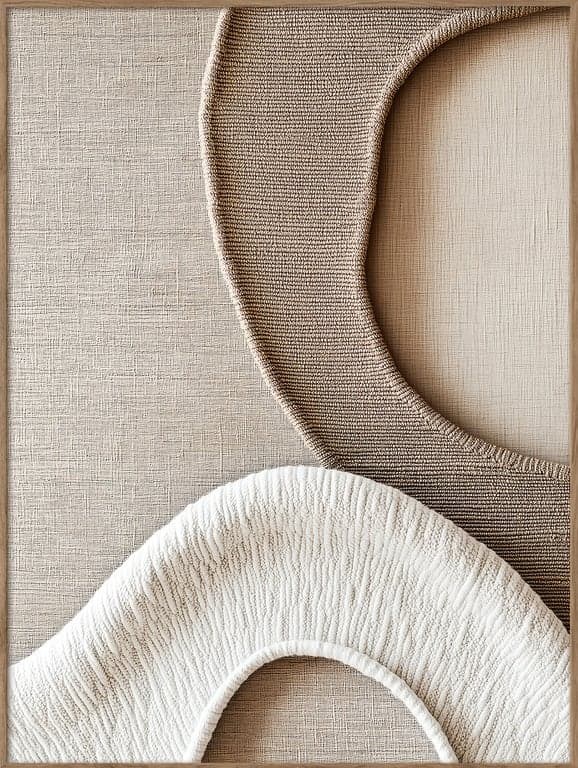 Bilde av Canvas Warm Tones (60 x 80 cm, m/smal ramme, rustikk eikefarget)