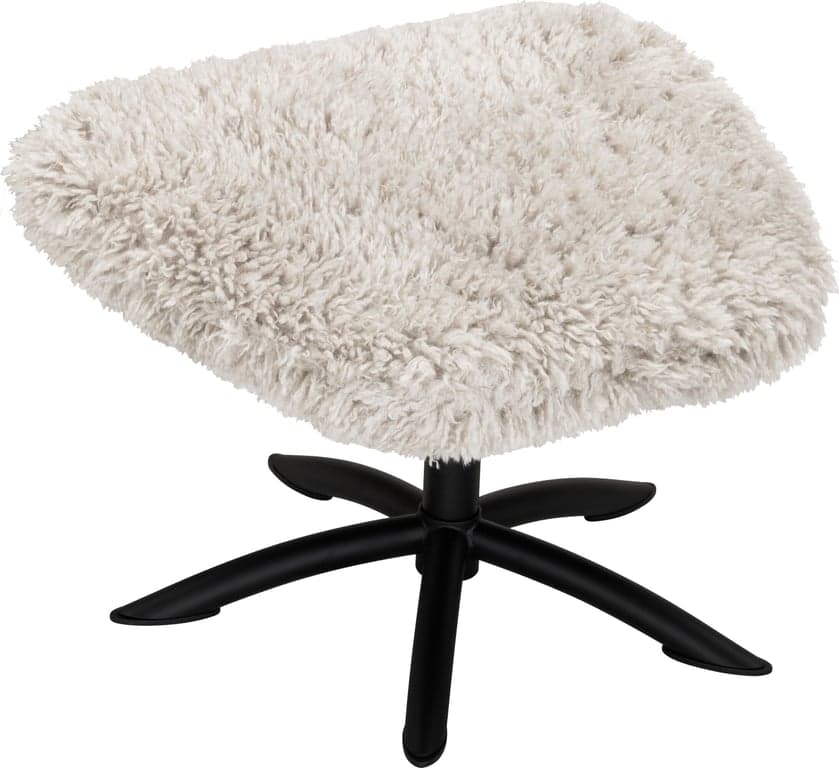 Bilde av Luna skammel (stoff Doodle 9291 farge shell, tubesokkel svart)