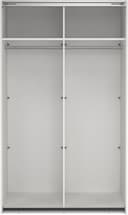 Como skyvedørsgarderobe 120x200cm 