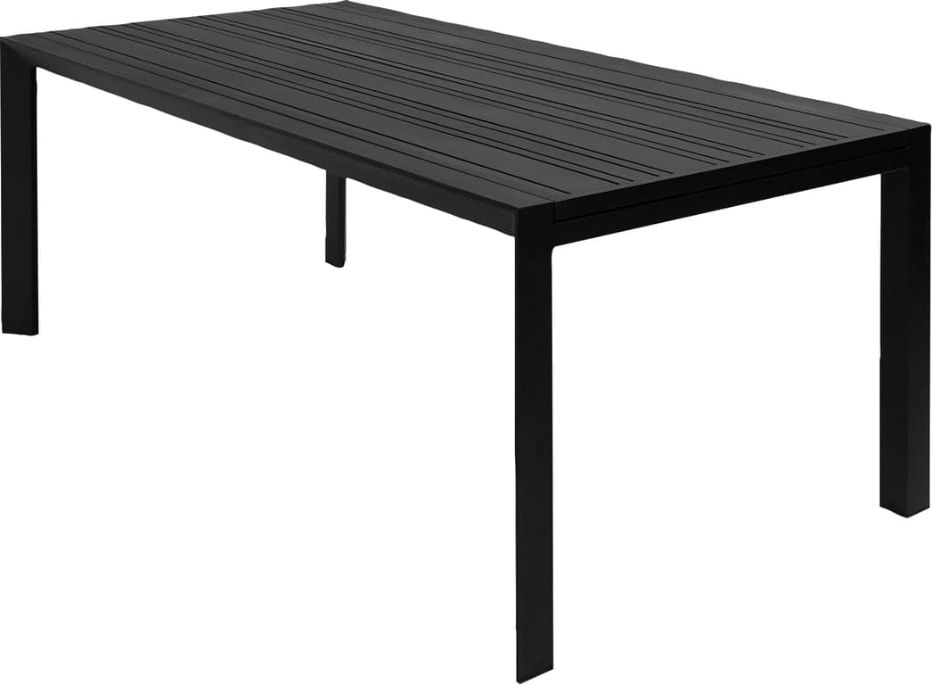 $Bilde av Lamego uttrekksbord (200-320 x 100 H: 75 cm, svart)