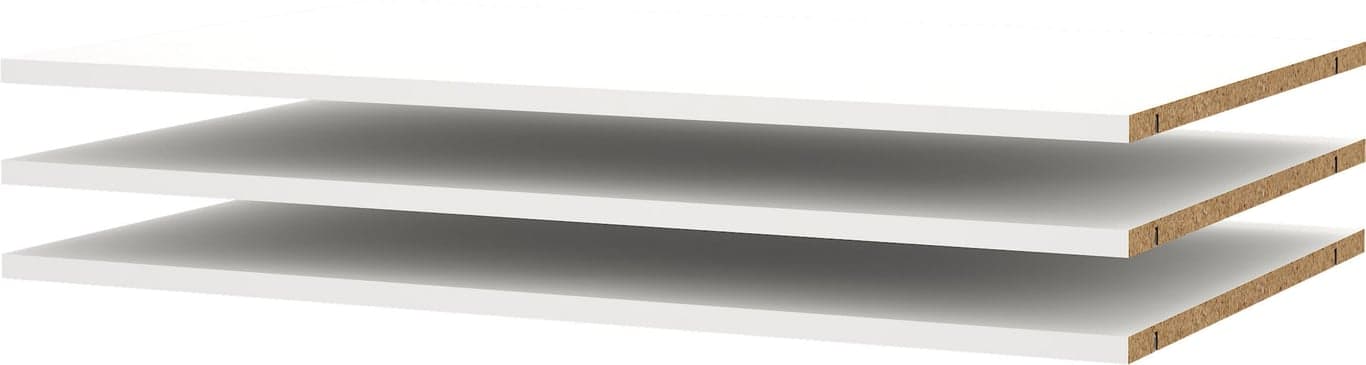 Bilde av Como 3 hyller (hvit B87cm til skap B180 cm)