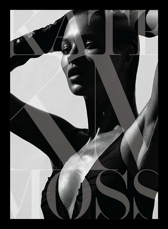 Bilde av Kate Moss (Fra den spennende kolleksjonen av dekorative coffee table books fra New Mags)