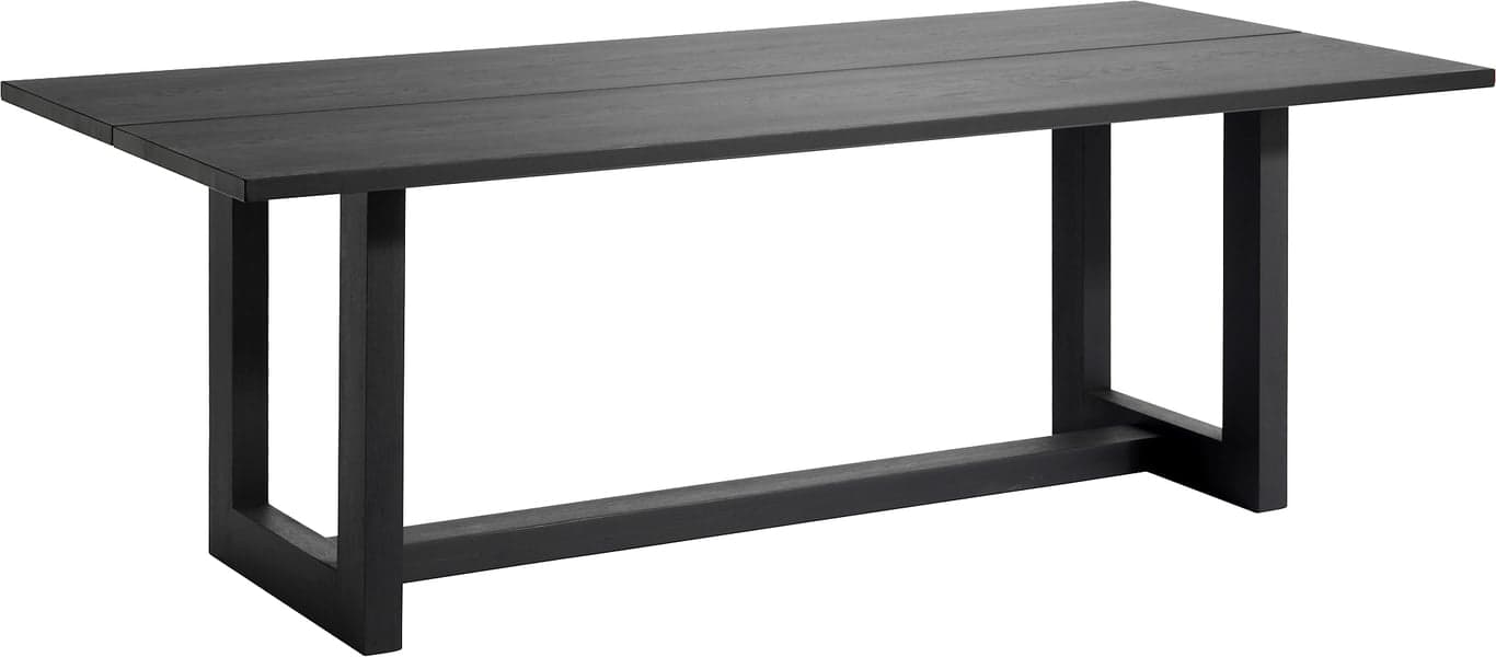 Bilde av Nobel spisebord 220 x 100 cm (med U-ben, matt svart)