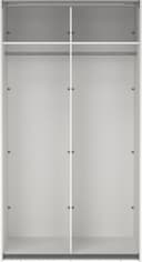 Como skyvedørsgarderobe 120x220cm