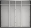 Como skyvedørsgarderobe 245x220cm