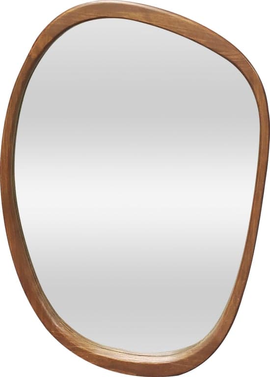 Bilde av Speil Heritage organic brown (70 x 100 cm, m/brun treramme)