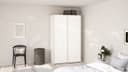 Como skyvedørsgarderobe 120x200cm