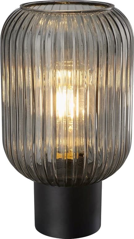 Bilde av Ina bordlampe (sort/røkfarget)