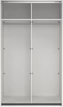 Como skyvedørsgarderobe 120x200cm