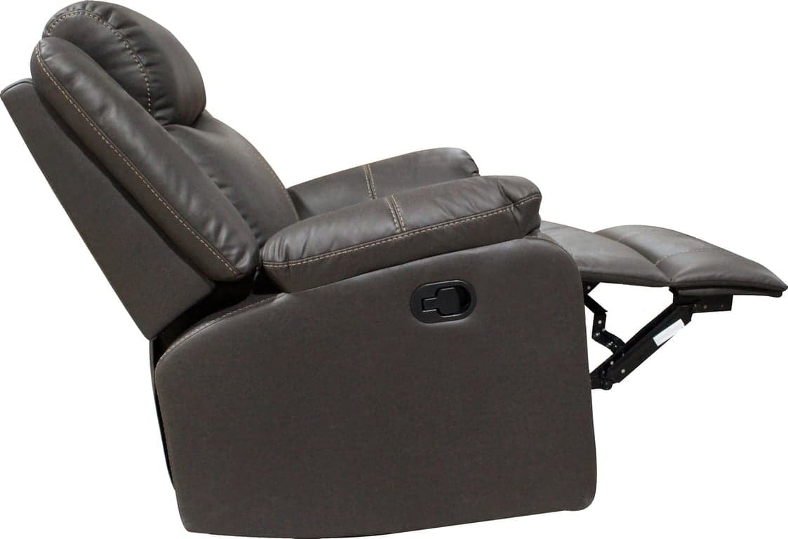 Bilde av Jackson manuell recliner (Manuell, mørk brun mikrofiber)