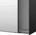 Como skyvedørsgarderobe 180x200cm