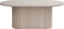 Linea ovalt spisebord 180 x 102 cm 