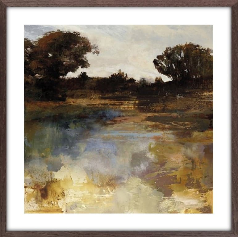 Bilde av Bilde Rapturous Reverie (60 x 60 cm, m/mørk brun rustikk treramme)