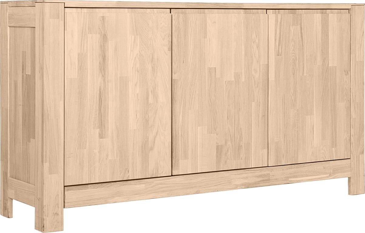 Bilde av Lugano skjenk  (154 x 41, H 85 cm med 3 dører, hvitoljet eik)