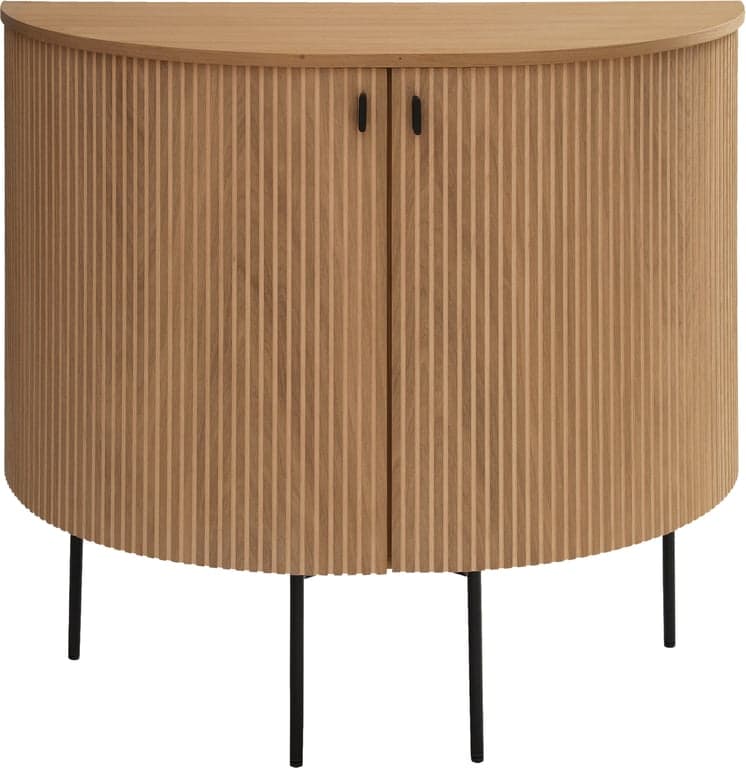 Bilde av Linea buet skjenk (90 x 40, H 83 cm, lys naturoljet)