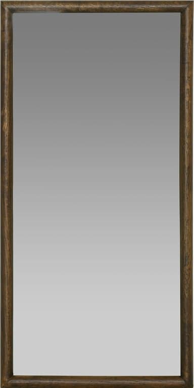 Bilde av Circus speil (40 x 80 cm, brunlakkert heltre eik)
