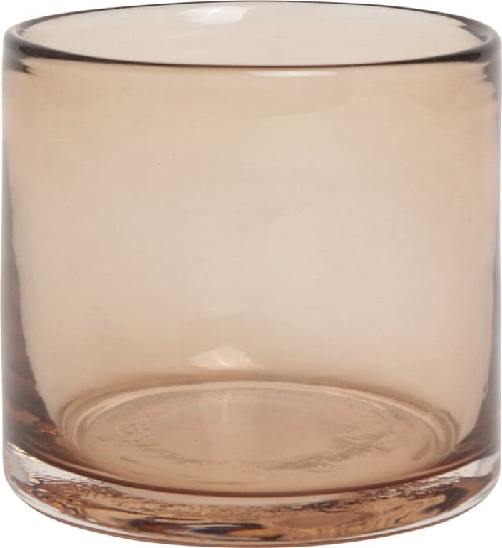 Bilde av Lama telysholder (glass, golden 10x10 cm)