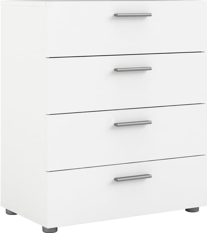Bilde av Pepe kommode (70 x 40, H 82 cm med 4 skuffer, hvit)