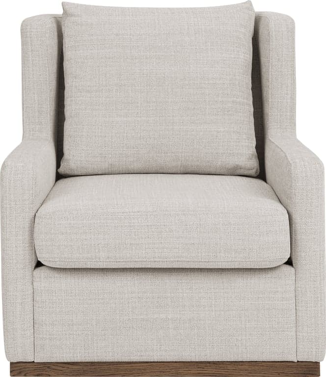 Bilde av Charlotte stol m/treramme og sving (stoff Oslo 228-01 nature, treramme i smoked)