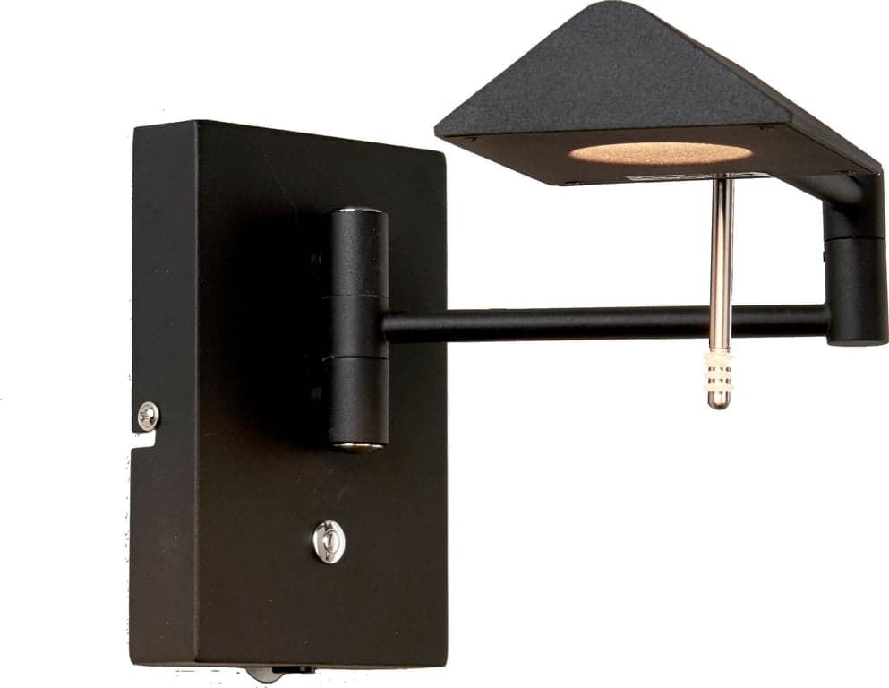 Bilde av Canton vegglampe (stål, svart)