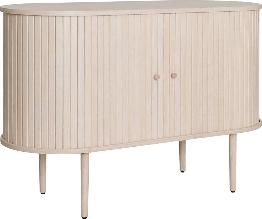 Bilde av Slide liten skjenk (110x45, H 76 cm, hvitpigmentert eikefiner)