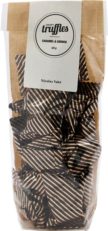 Bilde av Nicolas Vahé trøfler med karamell og knask (110 g)