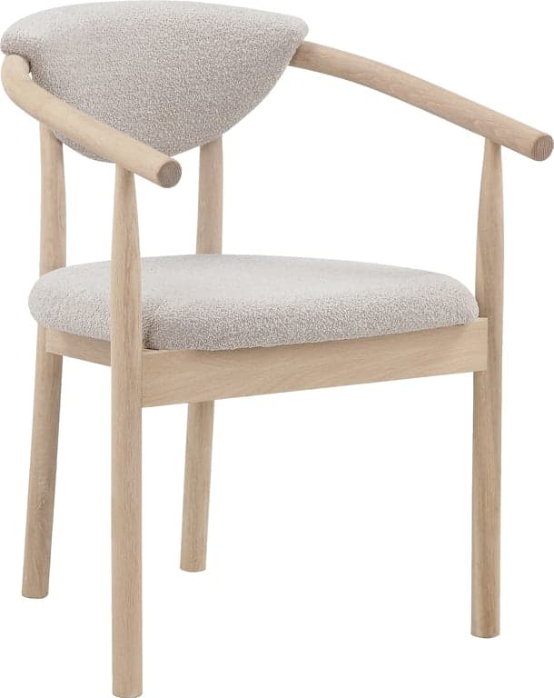 $Bilde av Ryan spisestol (Stoff Alpine Natural, hvitpigmentert eikeunderstell)