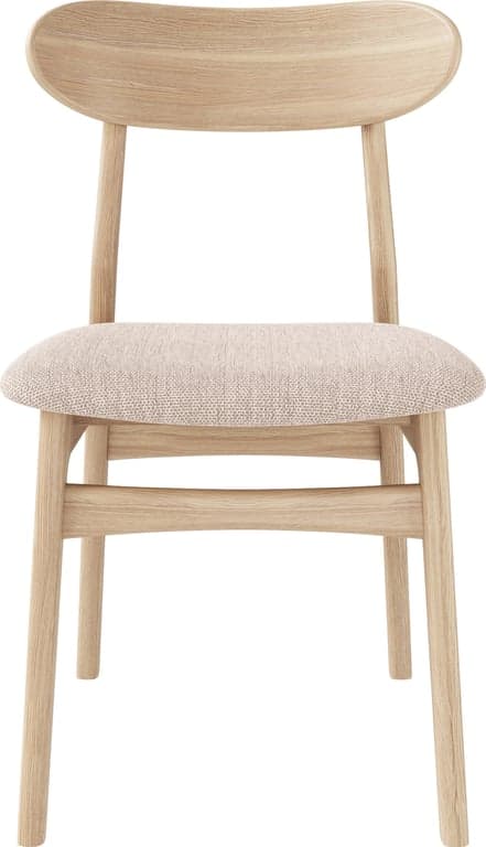 $Bilde av Fyn spisestol (Stoff Diosa 11, hvitoljet eik)