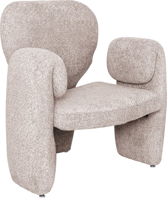 Bilde av Geneve lenestol (Brunbeige tekstil)