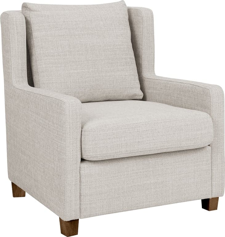 Bilde av Charlotte stol (stoff Oslo 228-01 nature, ben i smoked eik)