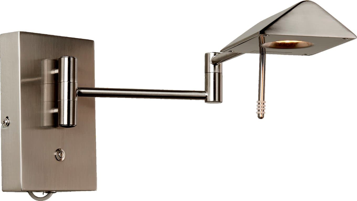 Bilde av Canton vegglampe (stål, matt krom)