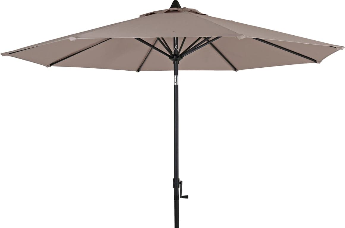 Bilde av Sumatra parasoll Ø: 300 cm (Taupe/svart aluminium)