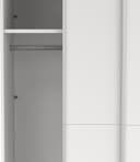 Como skyvedørsgarderobe 120x220cm