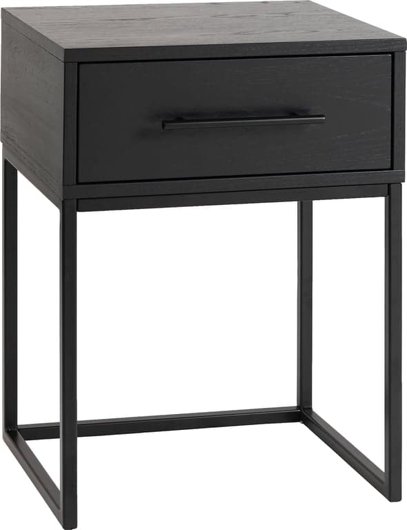 Bilde av Nobel nattbord (48 x 40, H 65 cm, svart)