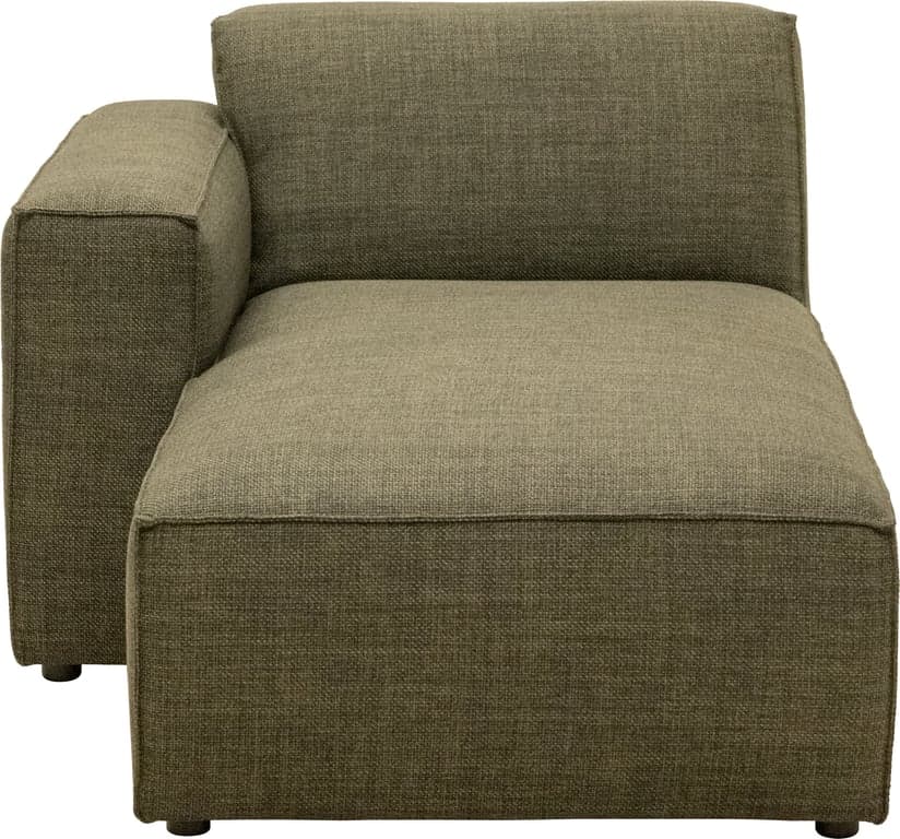 Bilde av San Remo sjeselong 1s m/vange venstre (Stoff Fjord Olive)