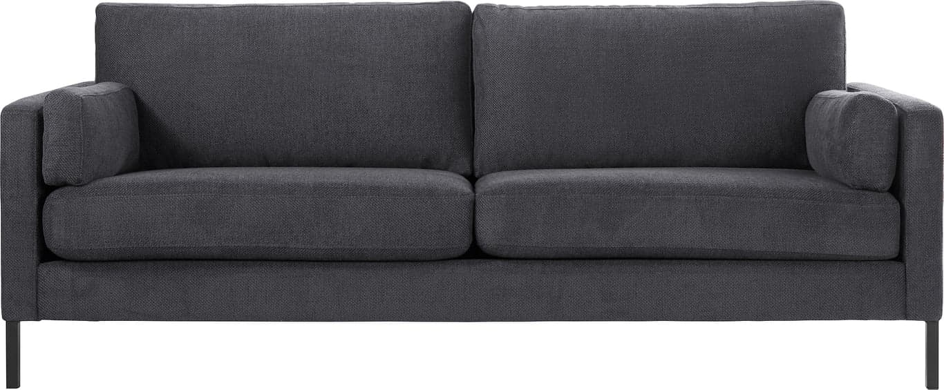 Bilde av Nobel 3-seter (stoff Yeti 38 Blue grey, svarte ben)