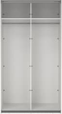 Como skyvedørsgarderobe 120x220cm