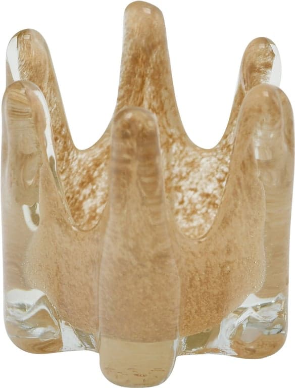 Bilde av Ayla telysholder (Ø: 11 H: 12 cm, brunt glass)