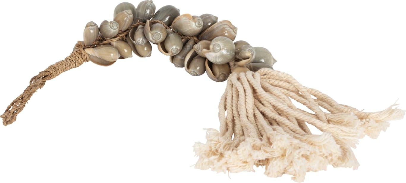 Bilde av Lama skjell dekor (Beige 9x3,5 cm)