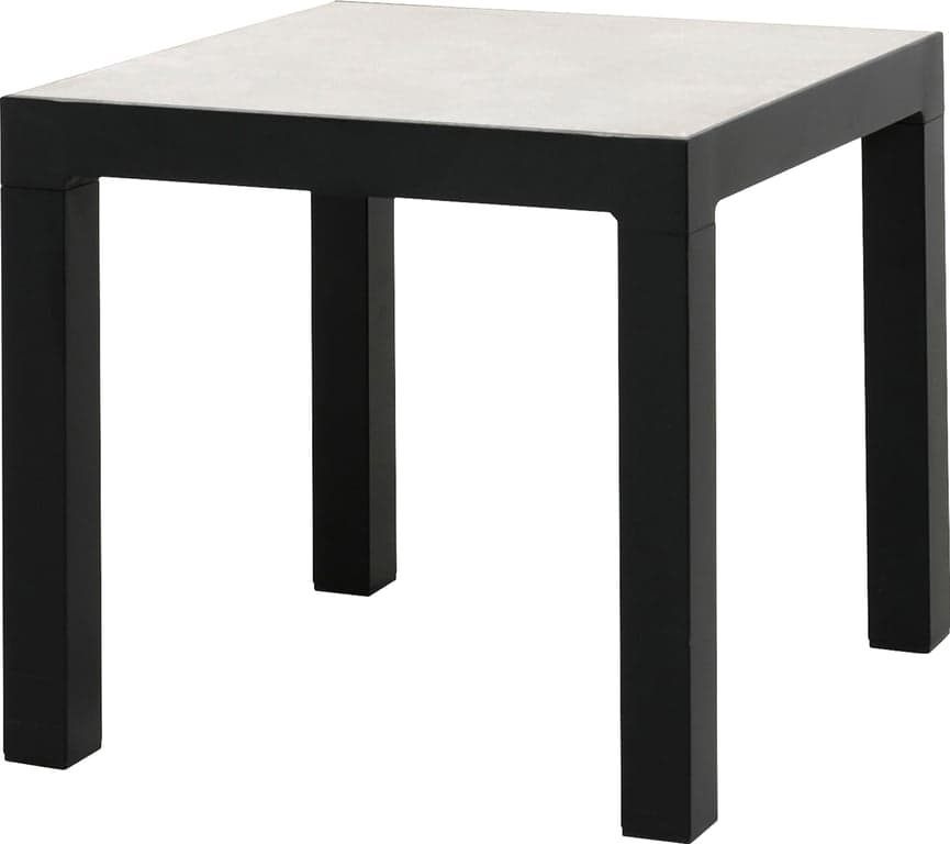 Bilde av Atlanta sidebord (50 x 50 H: 46 cm svart/beige)