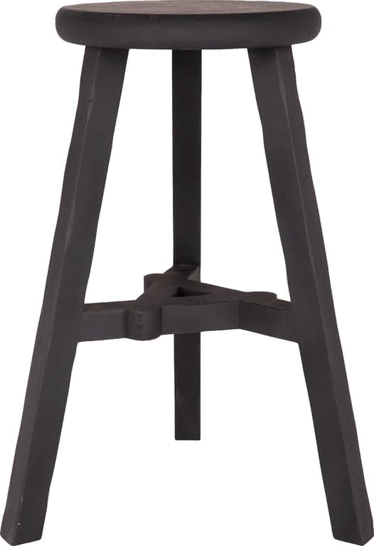 Bilde av Vale krakk (Ø: 36 H: 50 cm, svart mangotre)