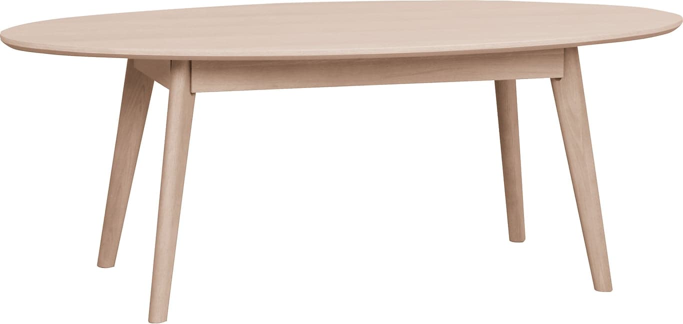 Bilde av Yumi sofabord 130 x 65, H 48 cm (hvitlasert eik)